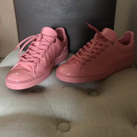 Louis Vuitton Pink Patent Leather Front Row Shoes - Picture 2 of 8